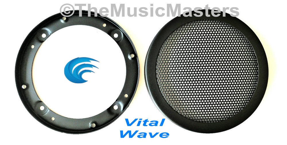 2X 4.5" inch Clipless Fine Mesh GRILL Speaker Sub Woofer Protective Covers VWLTW