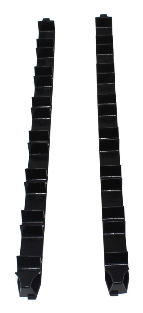 Low Profile Plastic Black 14 Tool Screw Driver Organizer Rail Kit