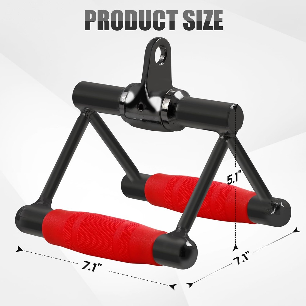 V-shaped Bar Straight Rotating Bar Curl LAT Pull Down Bar D Handle Double D R...