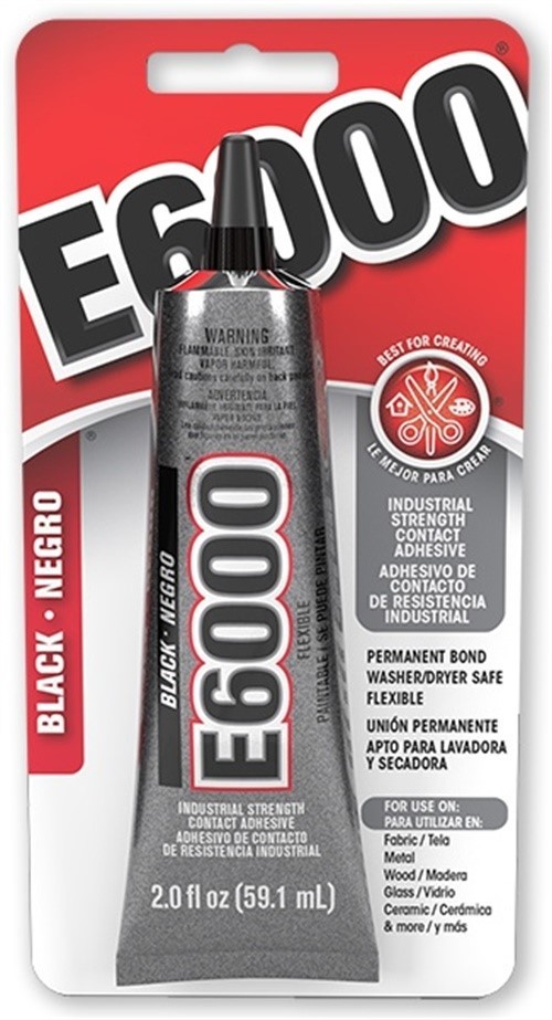 E6000 Multipurpose Adhesive-2oz Black