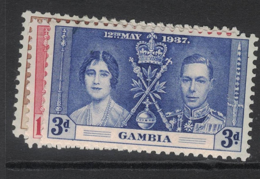 Gambia SG 147-9 MOG (5fkq)
