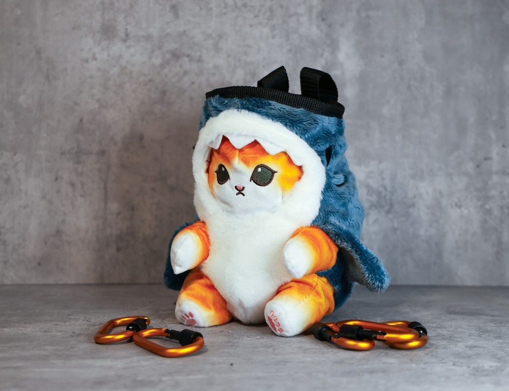 Plush chalk bag "Shark Kitty"