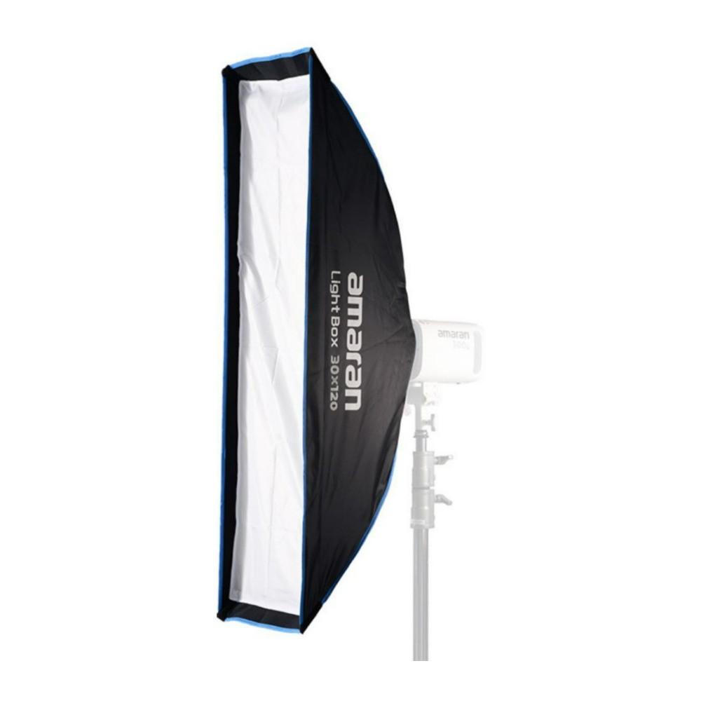 amaran Light Box 30x120 One Snap Setup Narrow Rectangular Bowens Mount Softbox