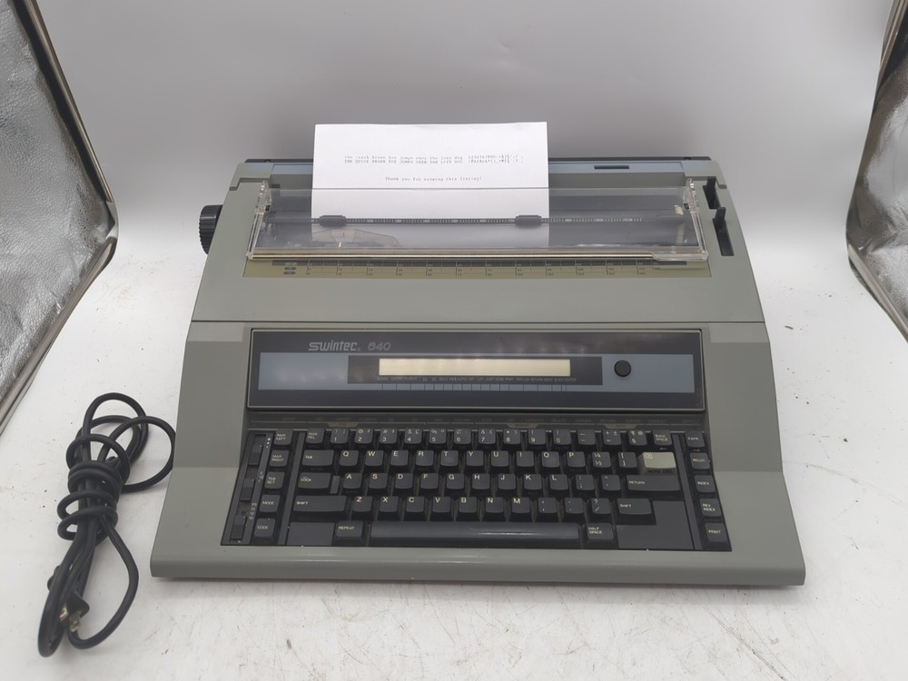 Swintec 640 Electronic Typewriter - Tested