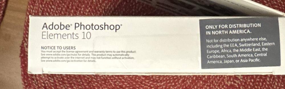 Adobe Photoshop Elements 10 for PC Mac Open Package