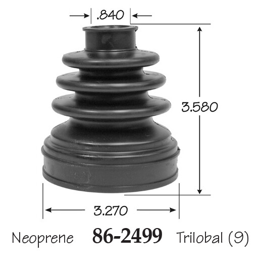 Inner CV Axle Boot for Nissan Juke AWD Front 2011-2014