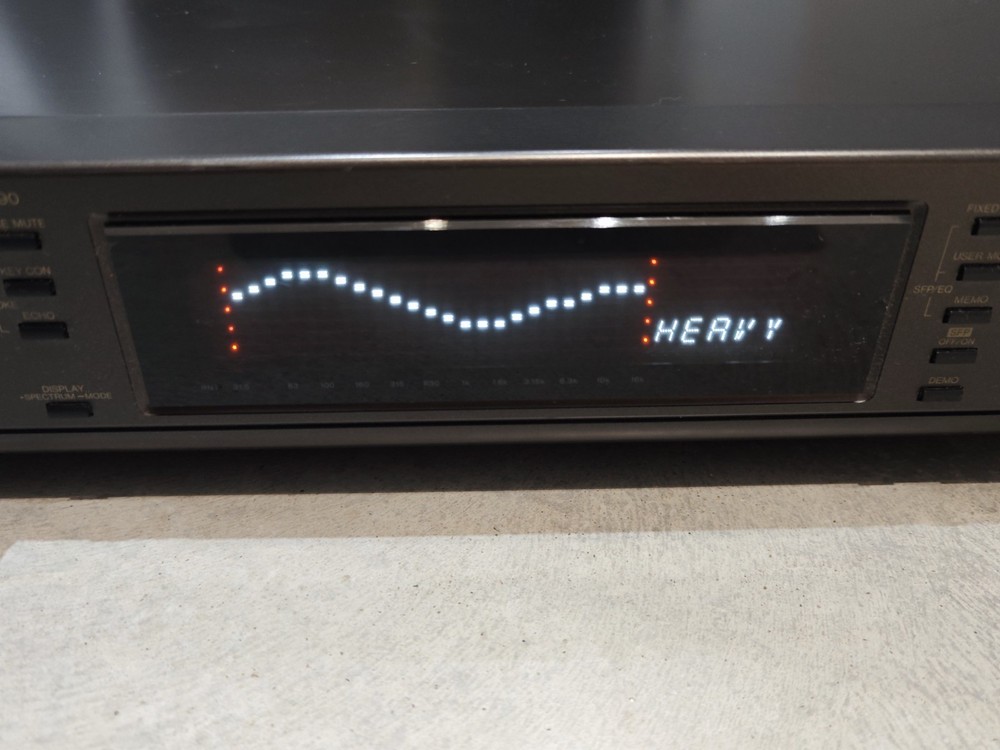 Technics SH-GE90 Digital Sound Processor | Vintage 31-Band Stereo Equalizer DSP