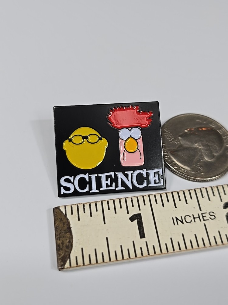 Science Lapel Pin Muppet Characters Dr. Bunsen Honeydew & Beaker