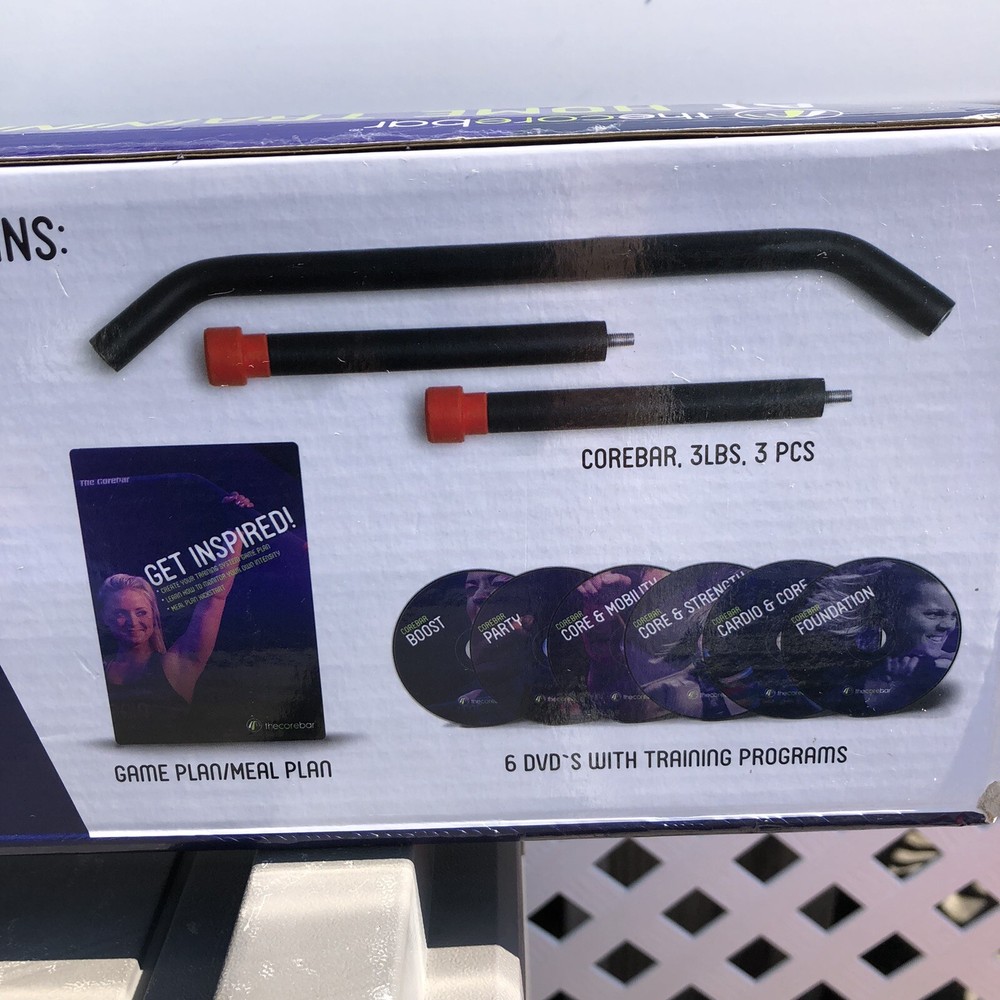 Thecorebar At Home Training Bar Exercise Kit