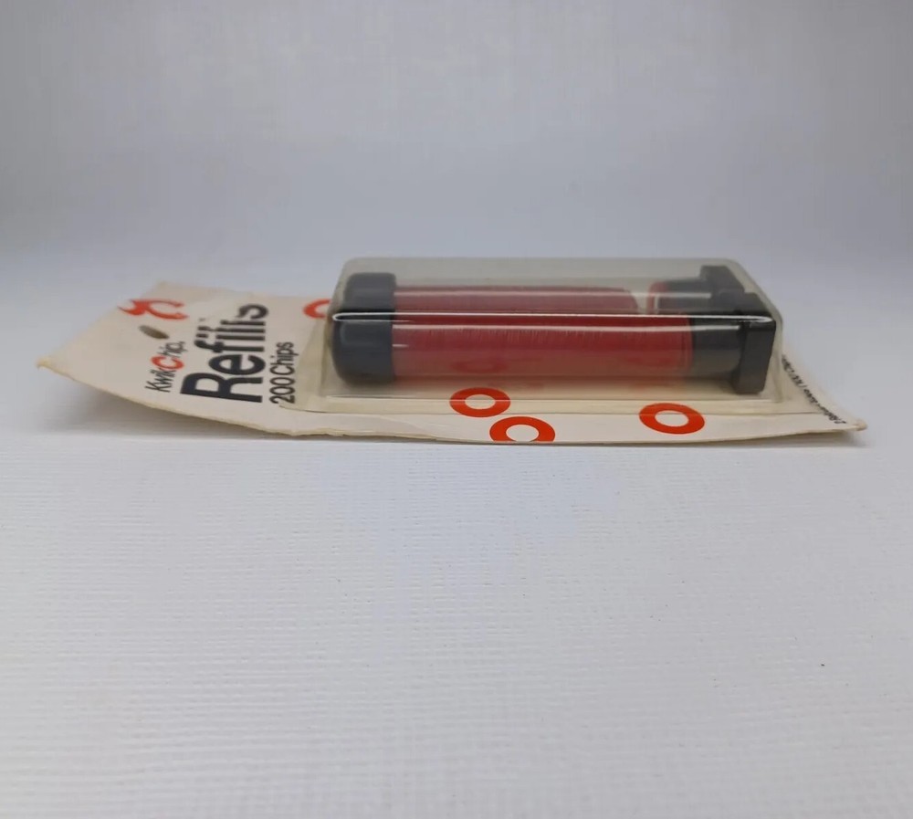 Kwik Chip Refills 200 Bingo Chips Red In Tubes