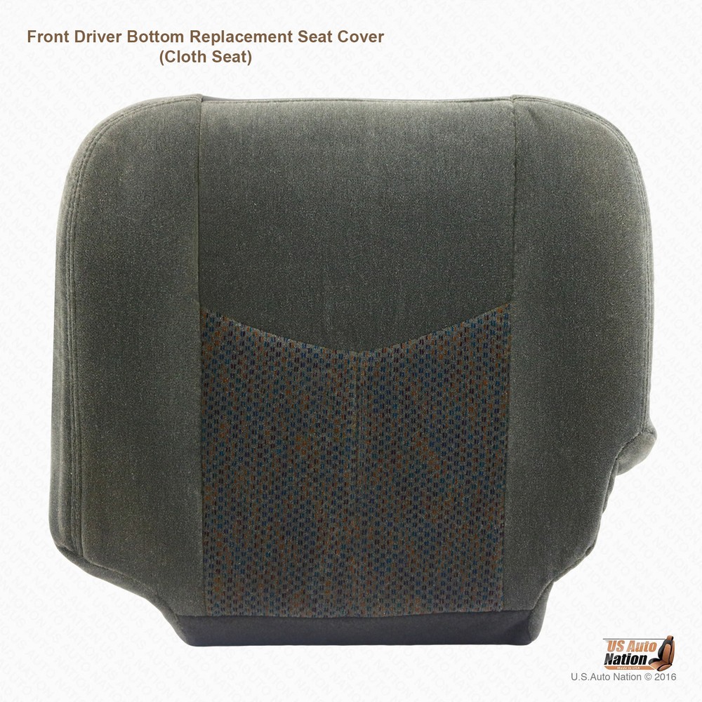2005 2006 Chevy Silverado LS LT Z71 Driver Side Bottom Cloth Seat Cover Drk Gray