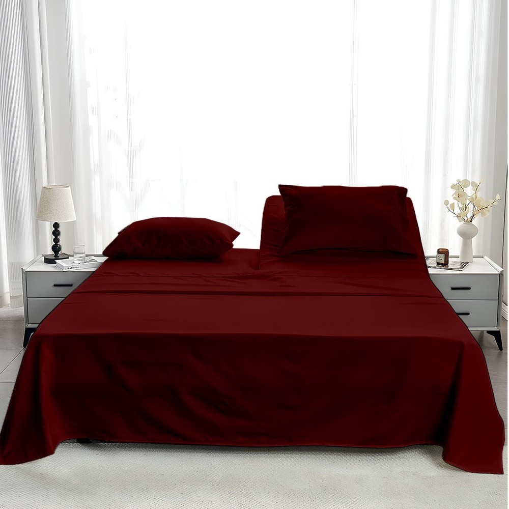 Slumber Sphere 5 PC Split Set 100% Cotton Sheets | 15" Deep Pocket | Soft & Cozy