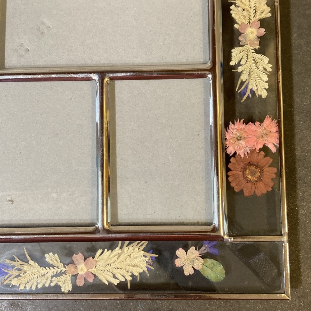 Pressed Flowers Glass Multi Size Picture Frame