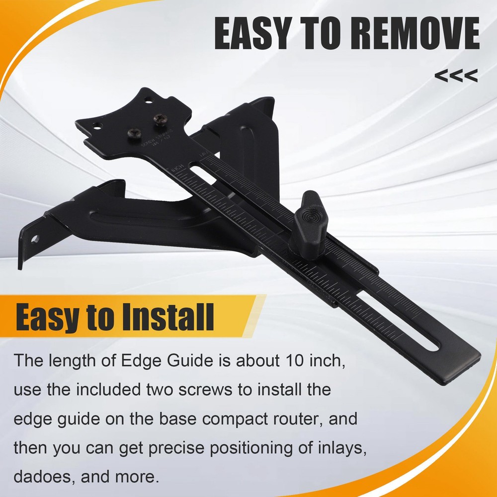Router Guide for Fixed Base Compact Router (DNP618), Straight Guide for3512