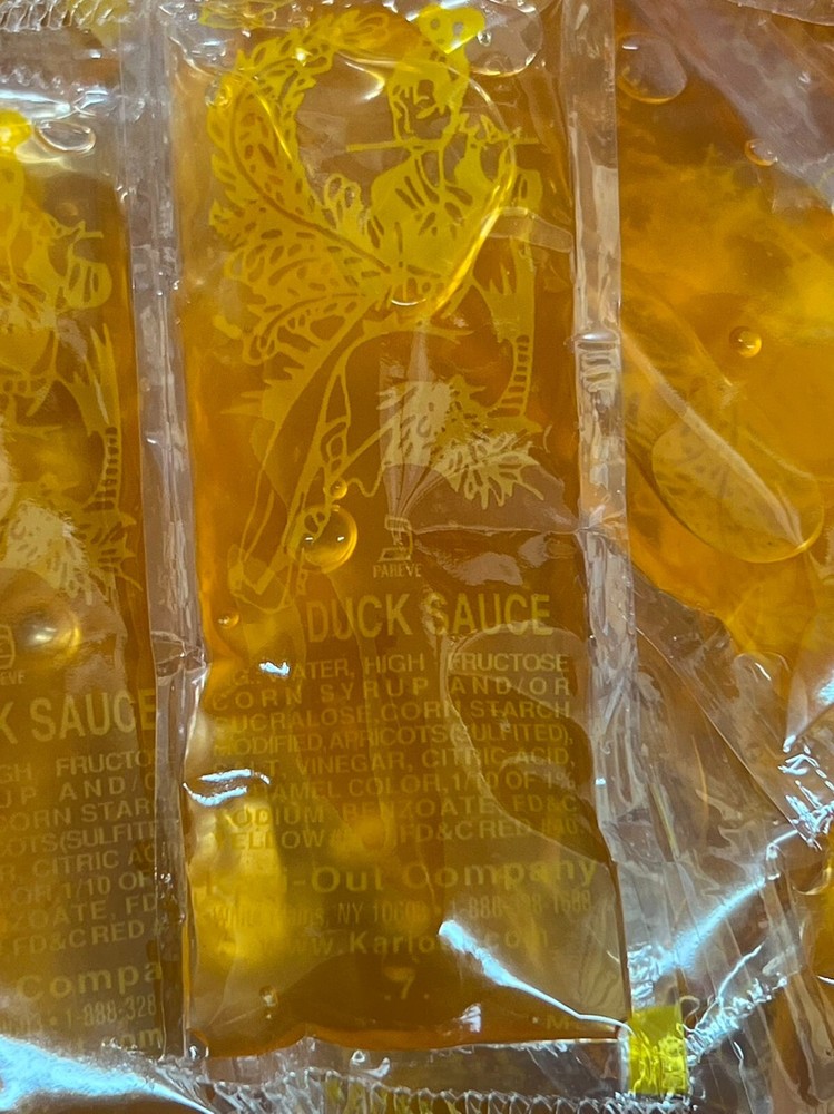 Kari-Out Chinese Duck Sauce, 8g Restaurant Portion Packets, Individually Packed