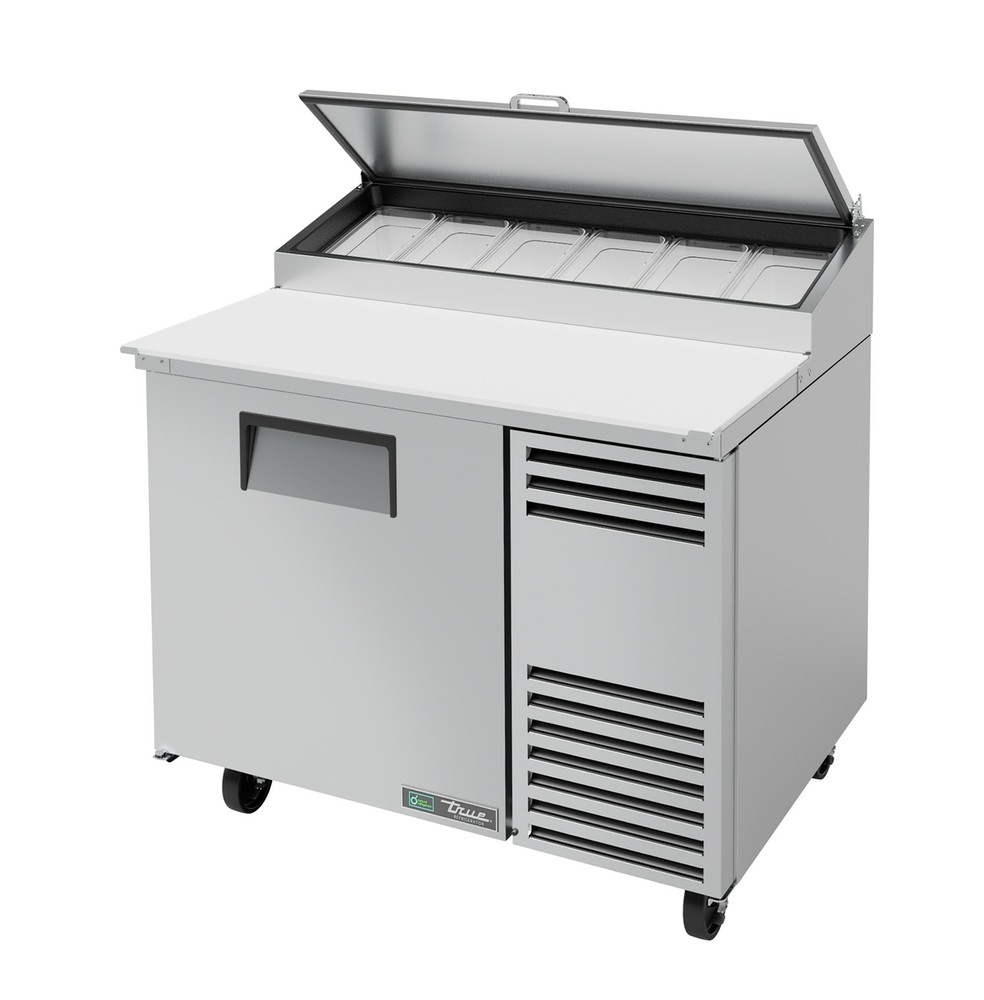 True TPP-AT-44-HC - 1 Solid Door 2 Shelf 44"W Pizza Prep Table