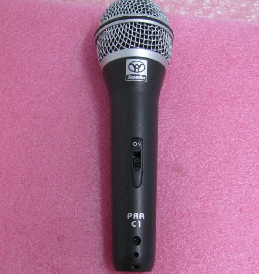 Superlux PRA-C1 Dynamic Microphone – Tested & Working No Cable