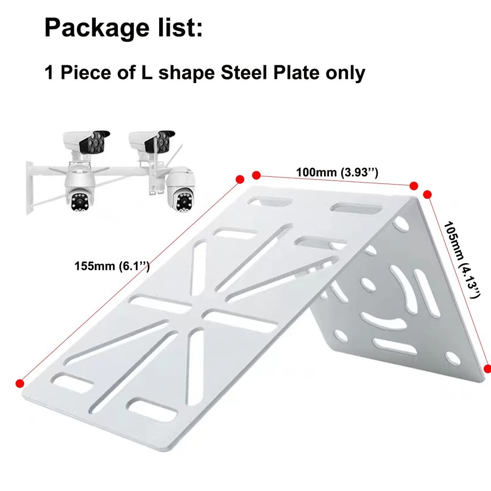 FINXRoll L-Shape Dome Camera Wall Bracket
