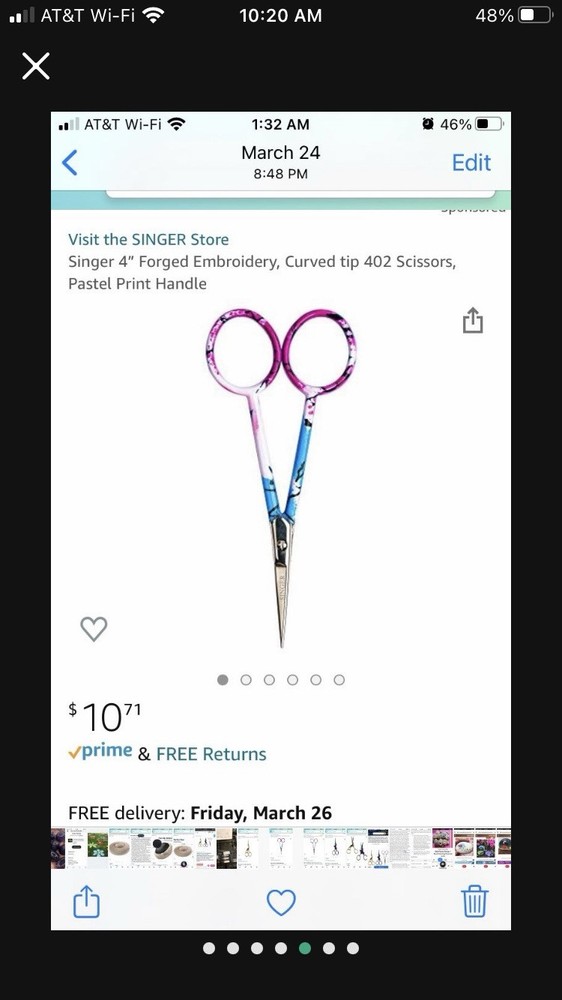 SINGER Embroidery Scissors Set of 3.