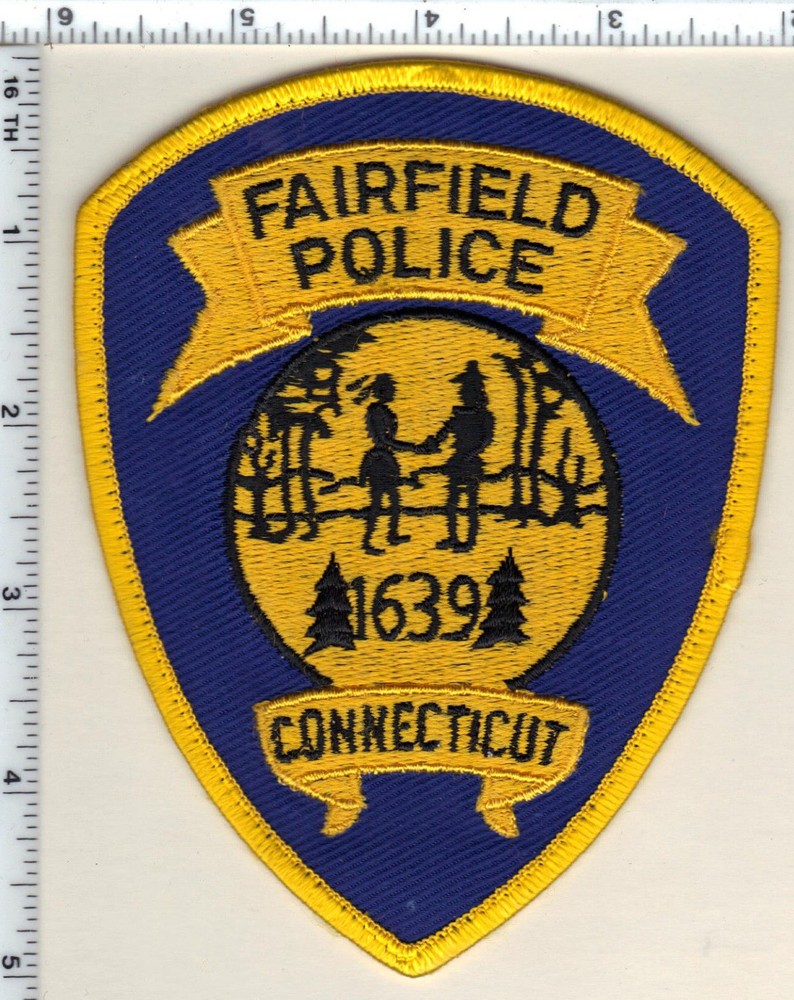 Fairfield Police (Connecticut) Uniform Take-Off Shoulder Patch from 1992