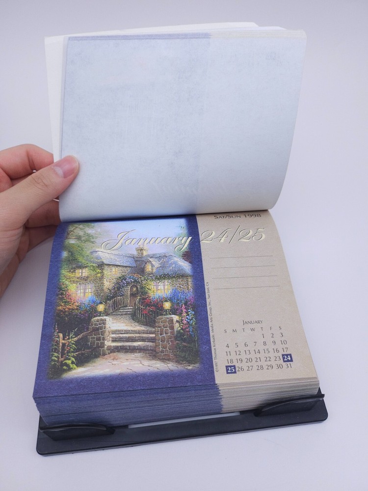 Thomas Kinkade Painter Of Light 1998 Scripture Calendar