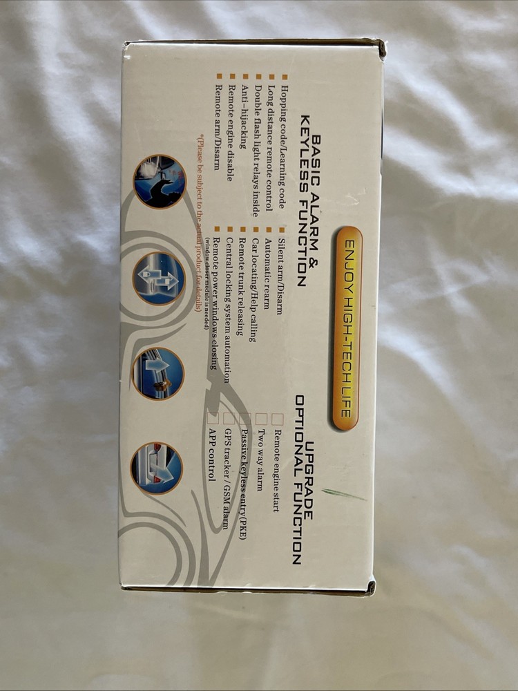 BANVIE Car Alarm System, Security Antitheft Alarm Systems with Keyless Entry