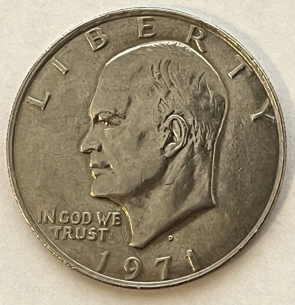 1971-D Eisenhower Clad Circulated Dolar