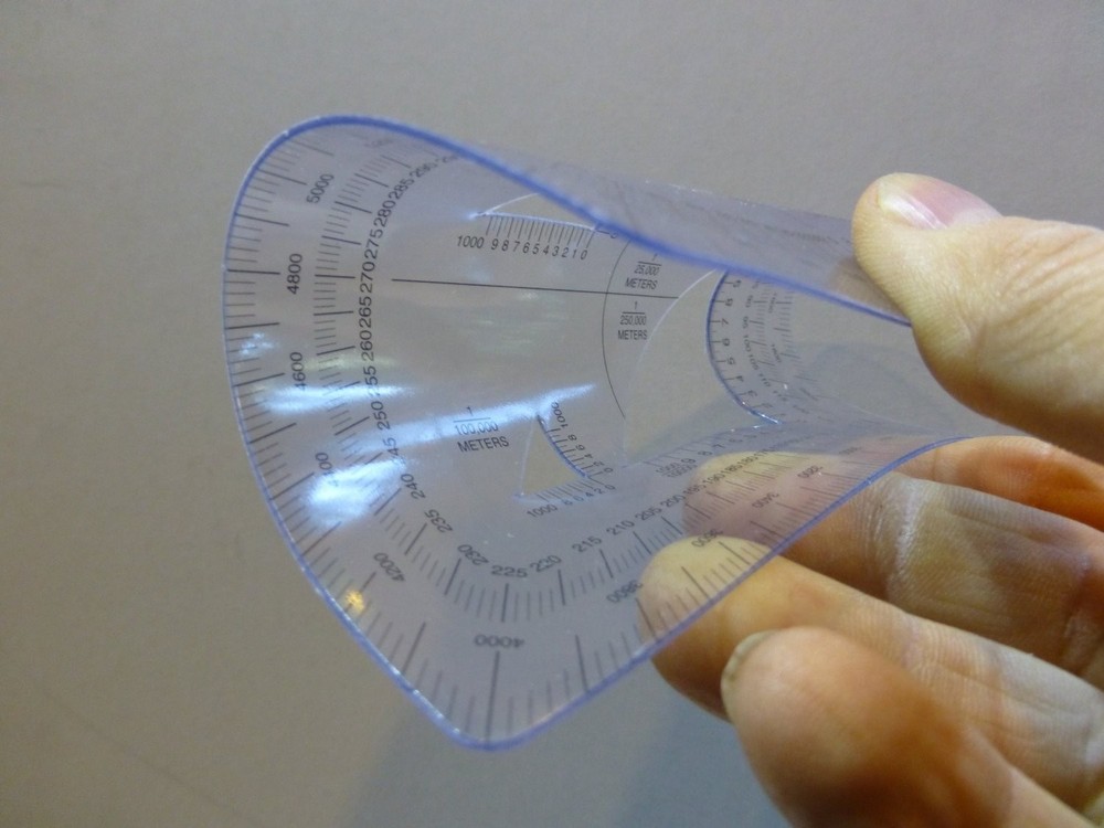 MapTools Military Style UTM/MGRS Coordinate Scale 5" x