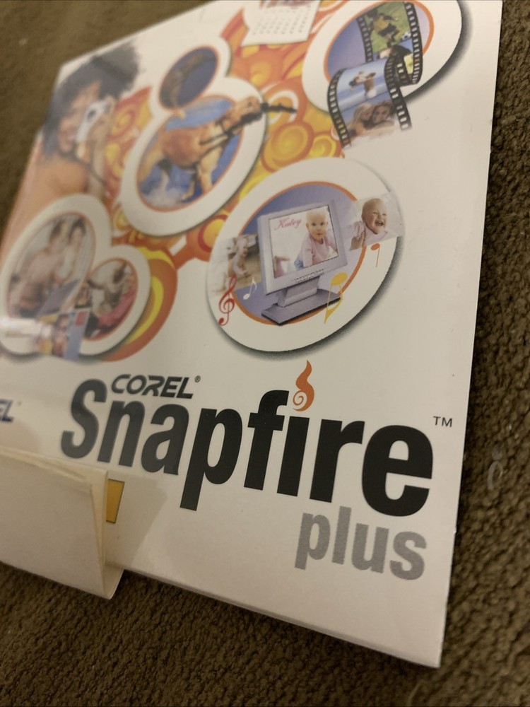 Corel Snap fire Plus New Sealed Vintage Software Computer Image
