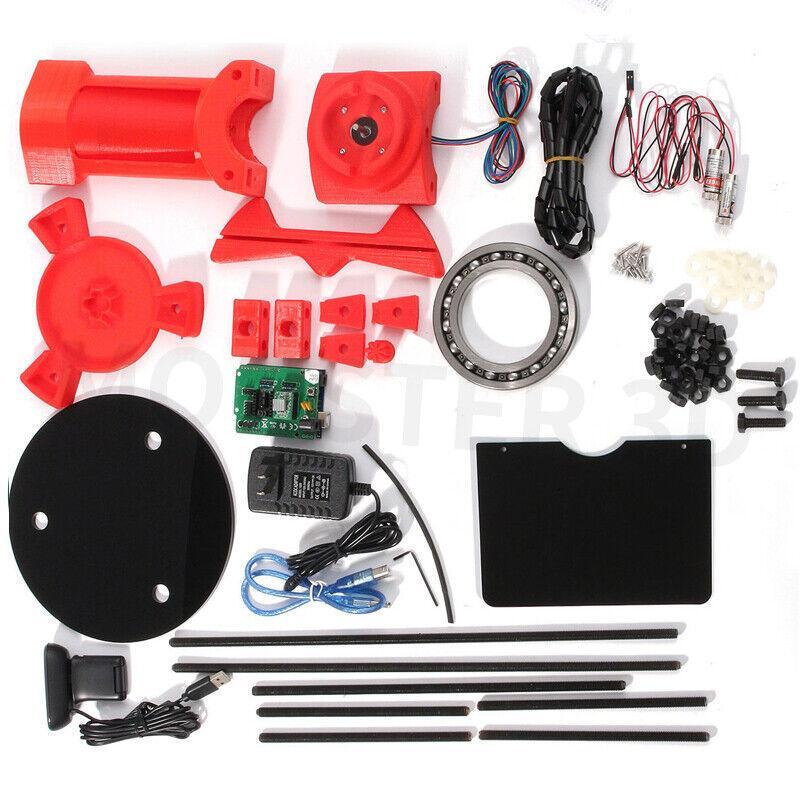 Scanner Laser Printer Plate Desktop Object Open Source Scanning Parts Kit 3D