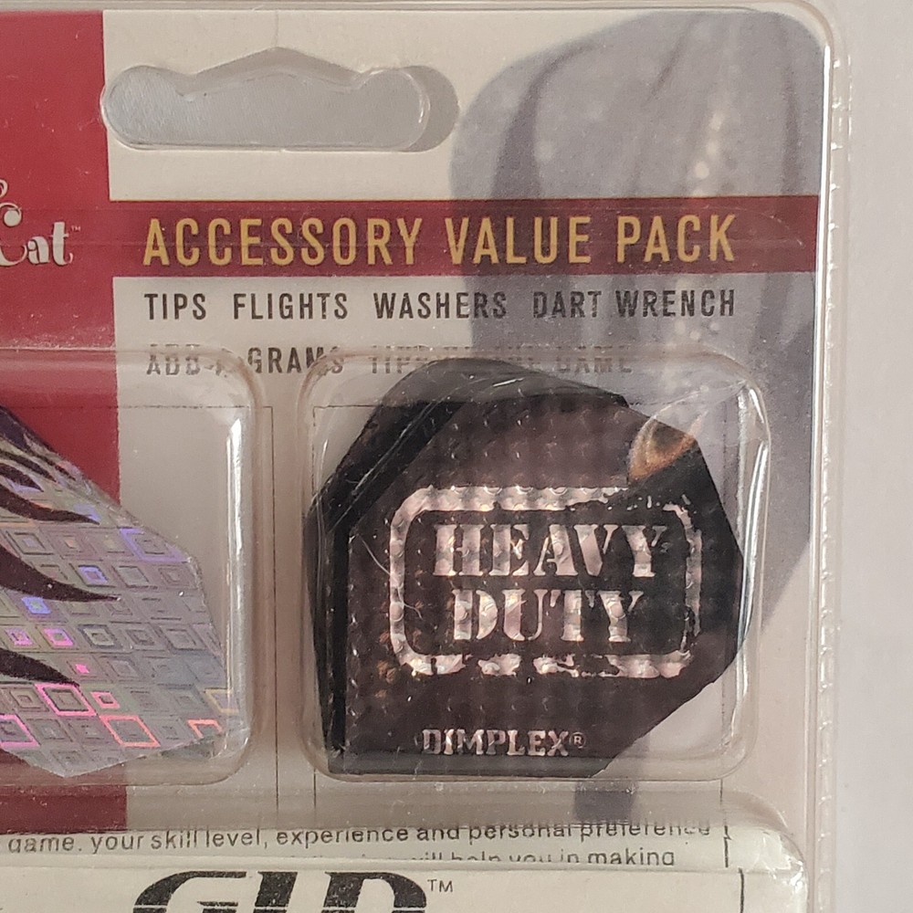 Fat Cat Soft Tip Dart Accessory Value Pack Tips Flights Washers Sealed Pkg Issue