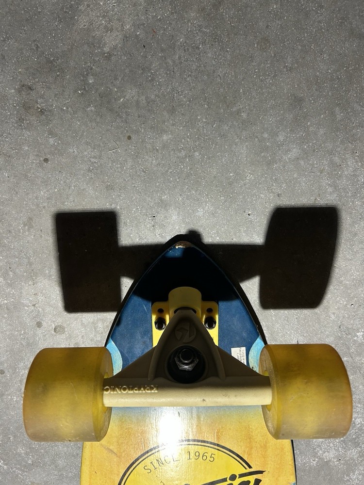 Kryptonics Complete Cruiser Skateboard 23" Wide Mini Wheels USED