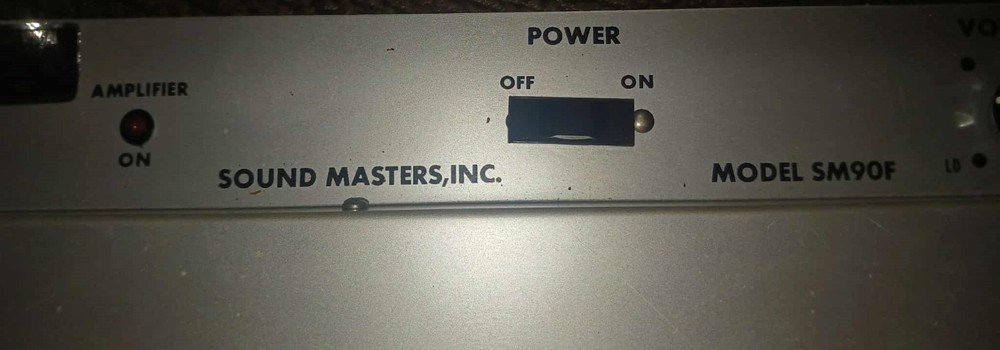 Sound Masters Amplifier & Mic / SM90F