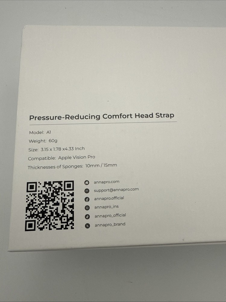 Annapro Head Strap for Apple Vision Pro – Adjustable Comfort Fit – Open Box