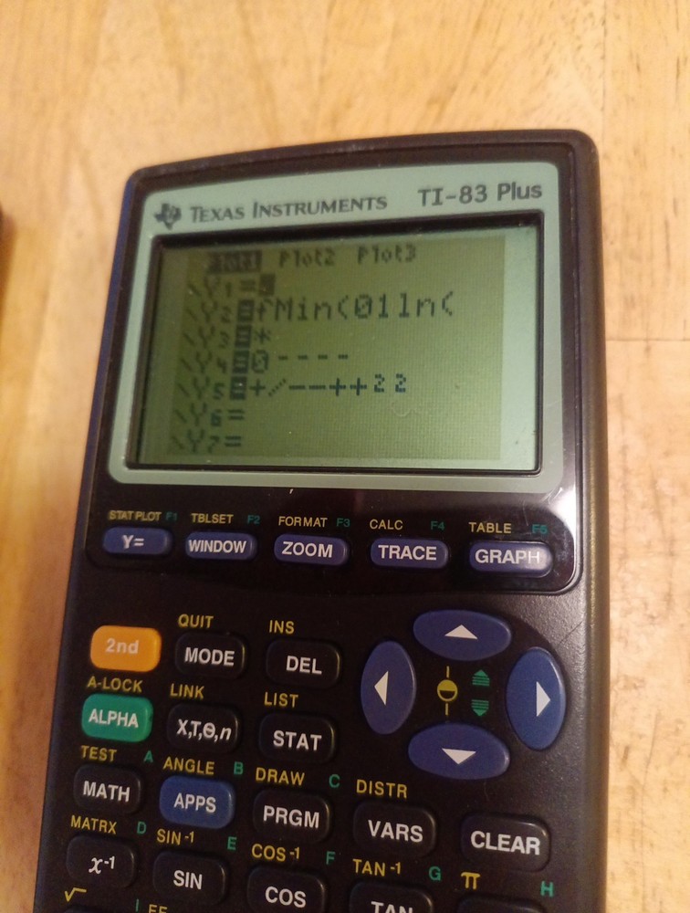 Texas Instruments TI-83 Plus Calculator (TESTED )