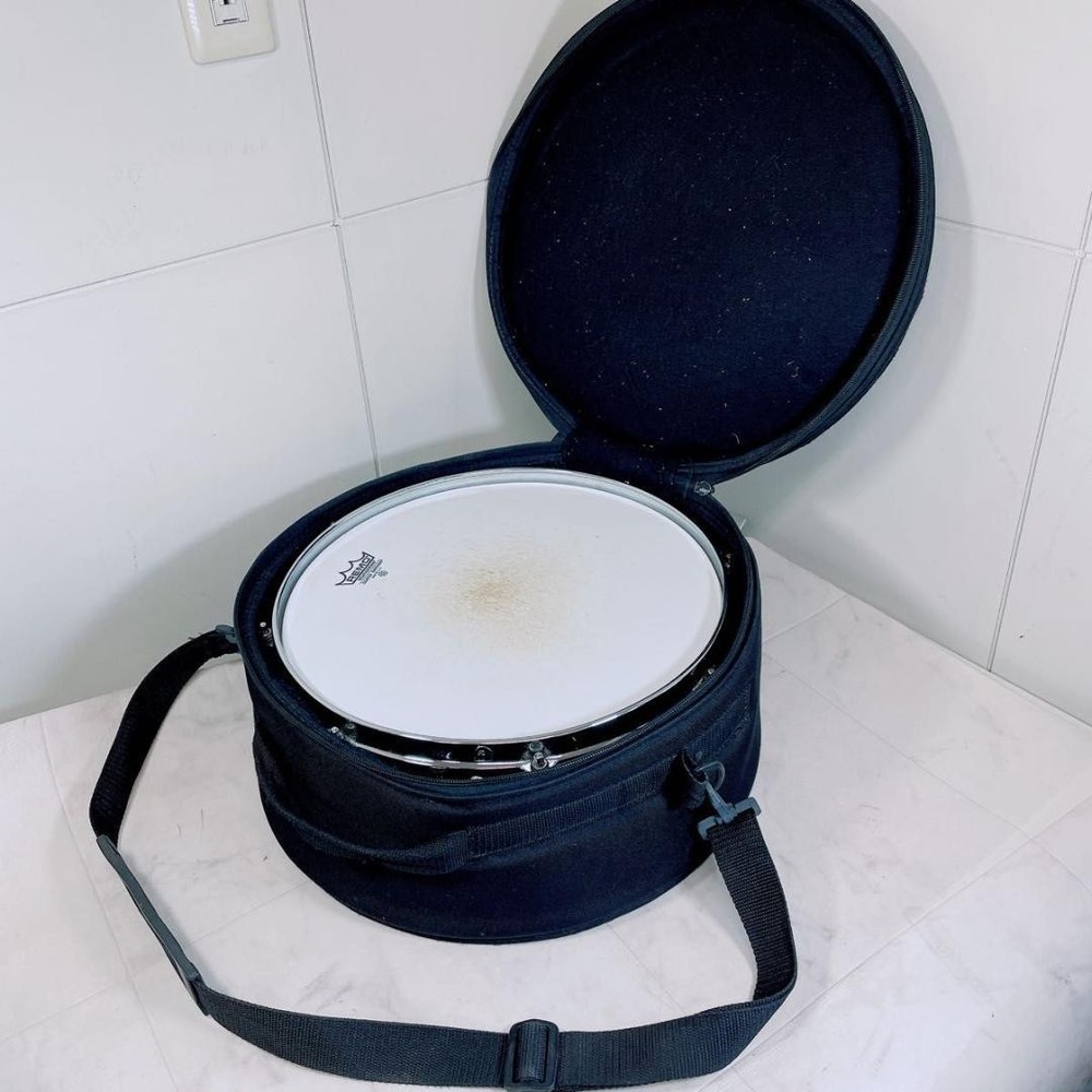 Canopus Steel Shell Snare Drum 14x5 with Case