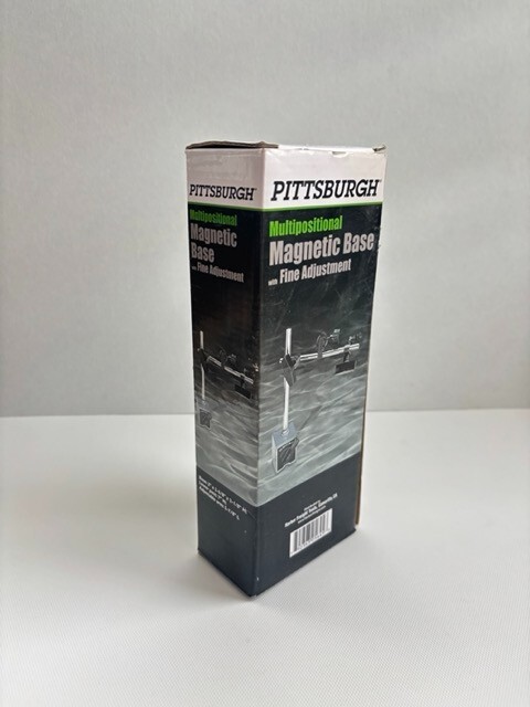 Pittsburgh Machinist's Dial Indicator and Multipositional Magnetic Base