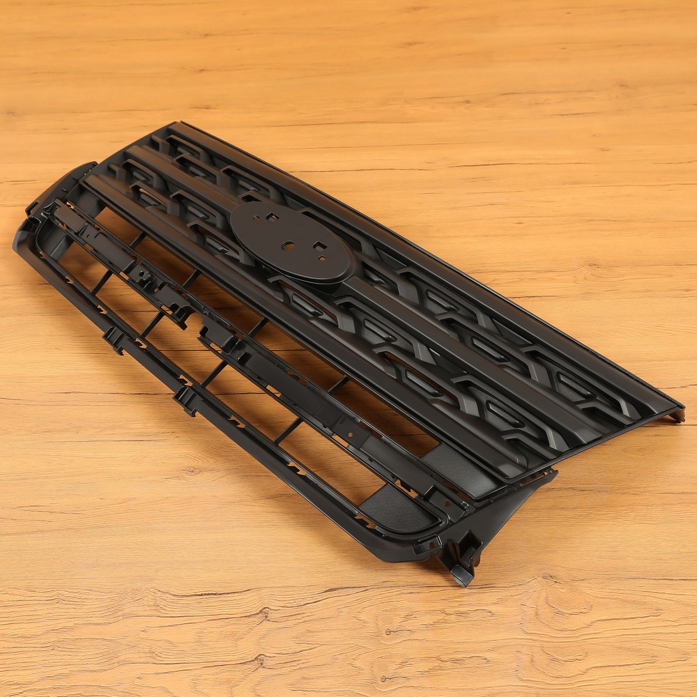 For Ford Explorer 2018-2019 Black Front Bumper Upper Grille Black ABS Painted