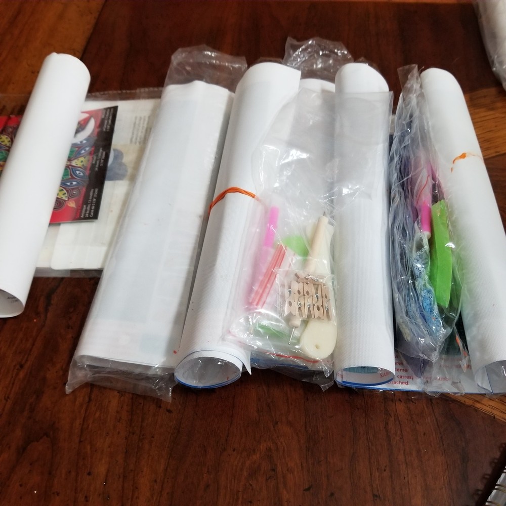 diy diamond art mixed lot