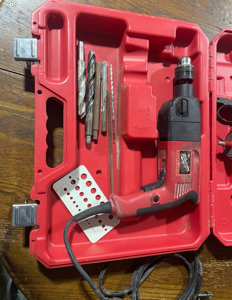 Milwaukee heavy-duty corded hammer drill,