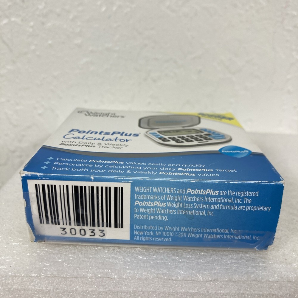 VTG Weight Watchers PointsPlus Calculator With User Guide Daily Weekly Tracker