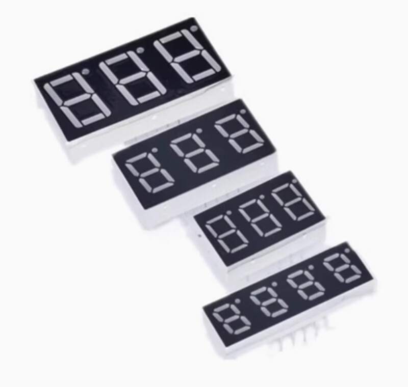 LED Segment Display Digital Tube 0.56" Common Anode/Cathode1/2/3/4Bit 4Bit Clock