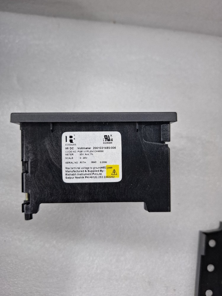 RISHABH 96 DC ANALOGVOLTMETER 2001031485/006