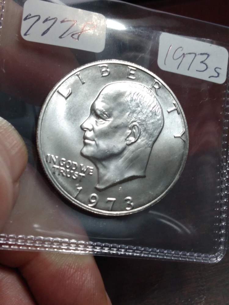 1973 S EISENHOWER SILVER DOLLAR UNCIRCULATED - (NOT PROOF)
