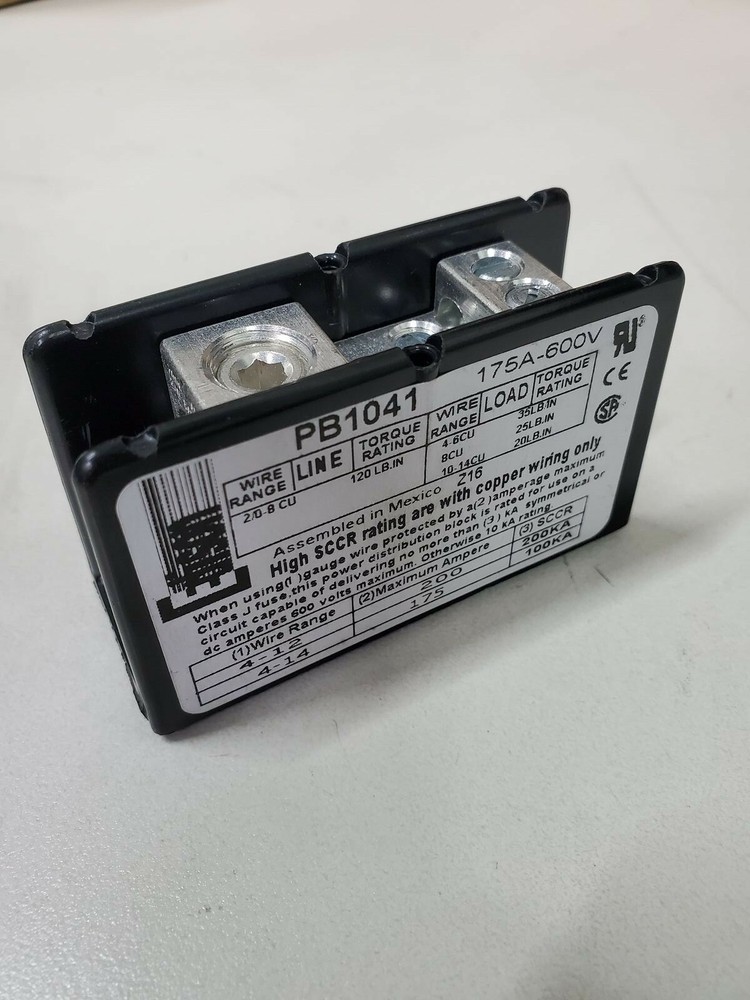 PB Series Edison Open-Style Terminal Blocks PB1041