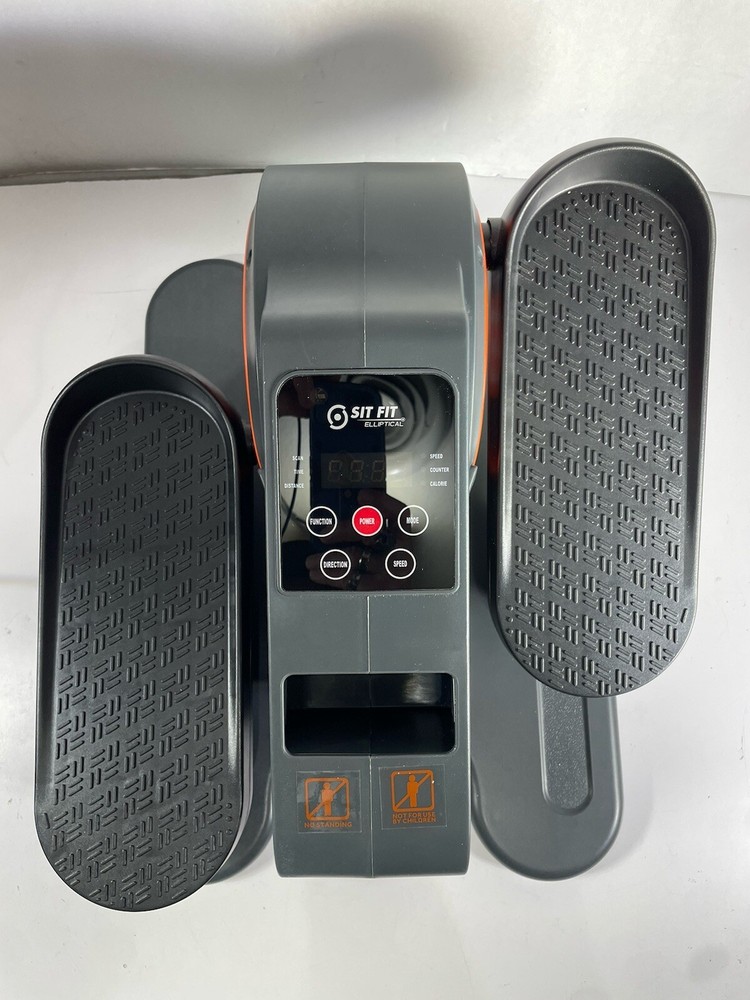 SIT FIT the Compact Motorized Elliptical w/ remote -Open box TESTED & WORKS