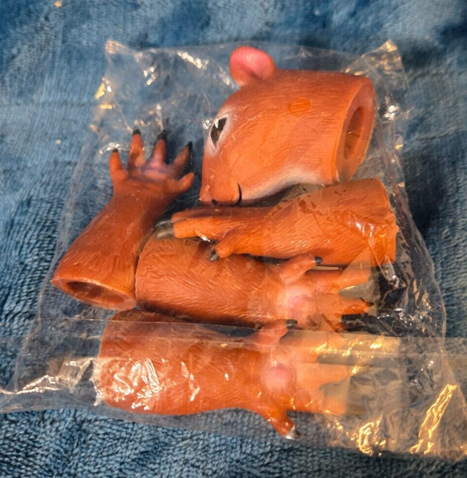 Squirrel Stocking Stuffers Finger Puppet Set, Animals Puppet Show Theater Props