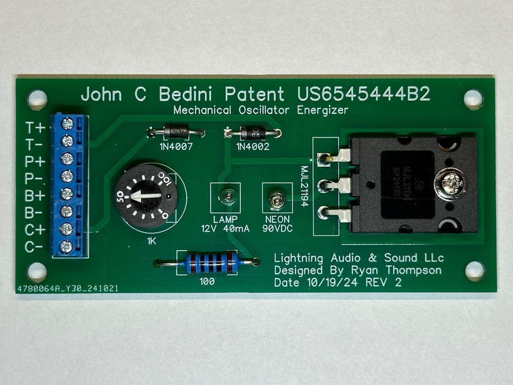 Bedini Generator Circuit Board