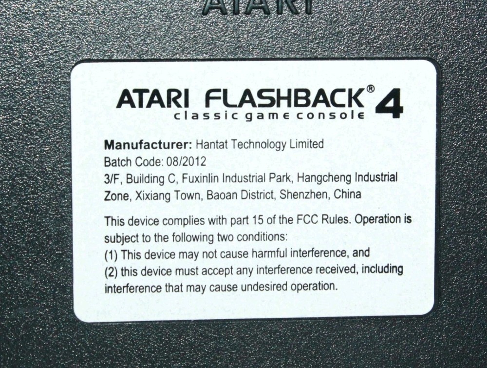 Atari Flashback 4 With 76 Classic Game Builtin