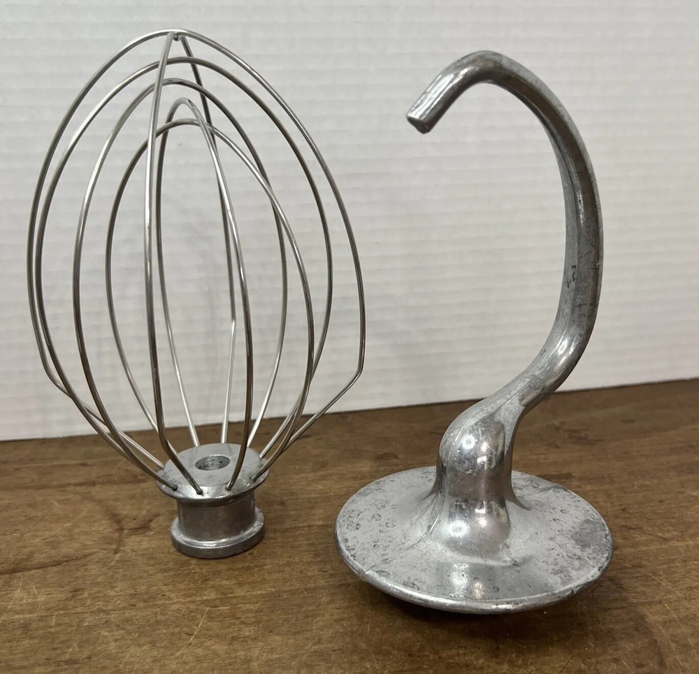 Mixer attachments- Wire Whip, Dough Hook